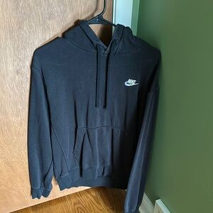 Nike Black and White Logo Hoodie